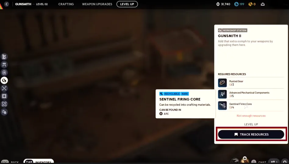 ARC Raiders Workbench Upgrade Requirements
