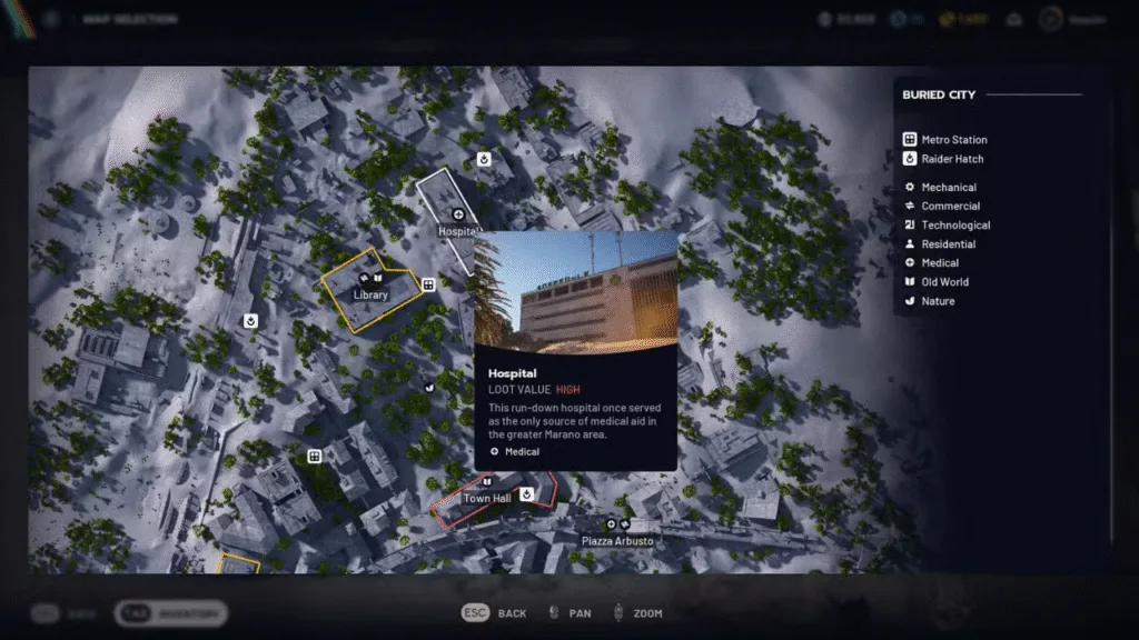 Arc Raiders Antiseptic location Hospital