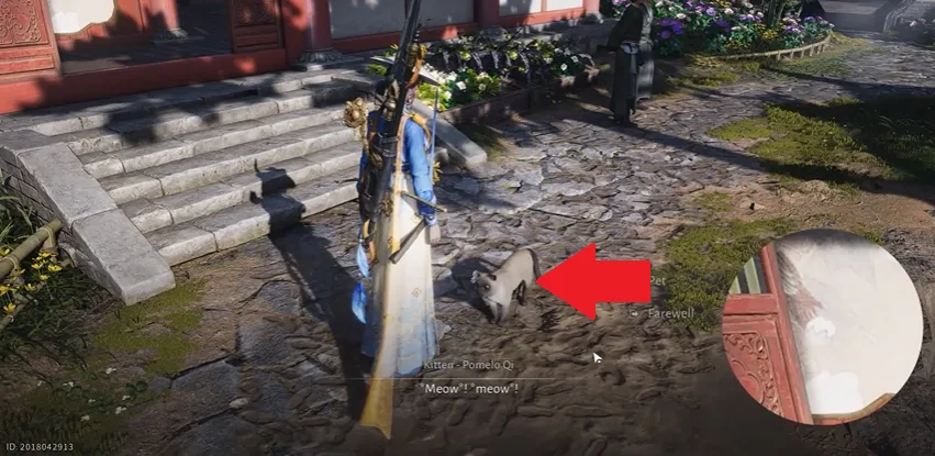 Cat play location #2 in Where Winds Meet Velvet Shade