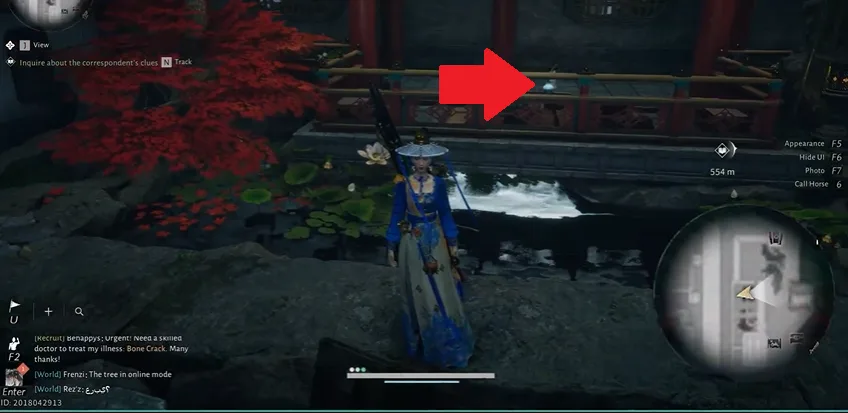 Cat play location #5 in Where Winds Meet Velvet Shade