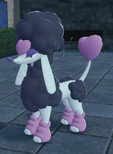 Heart trim form of Furfrou in pokemon legends Z-A