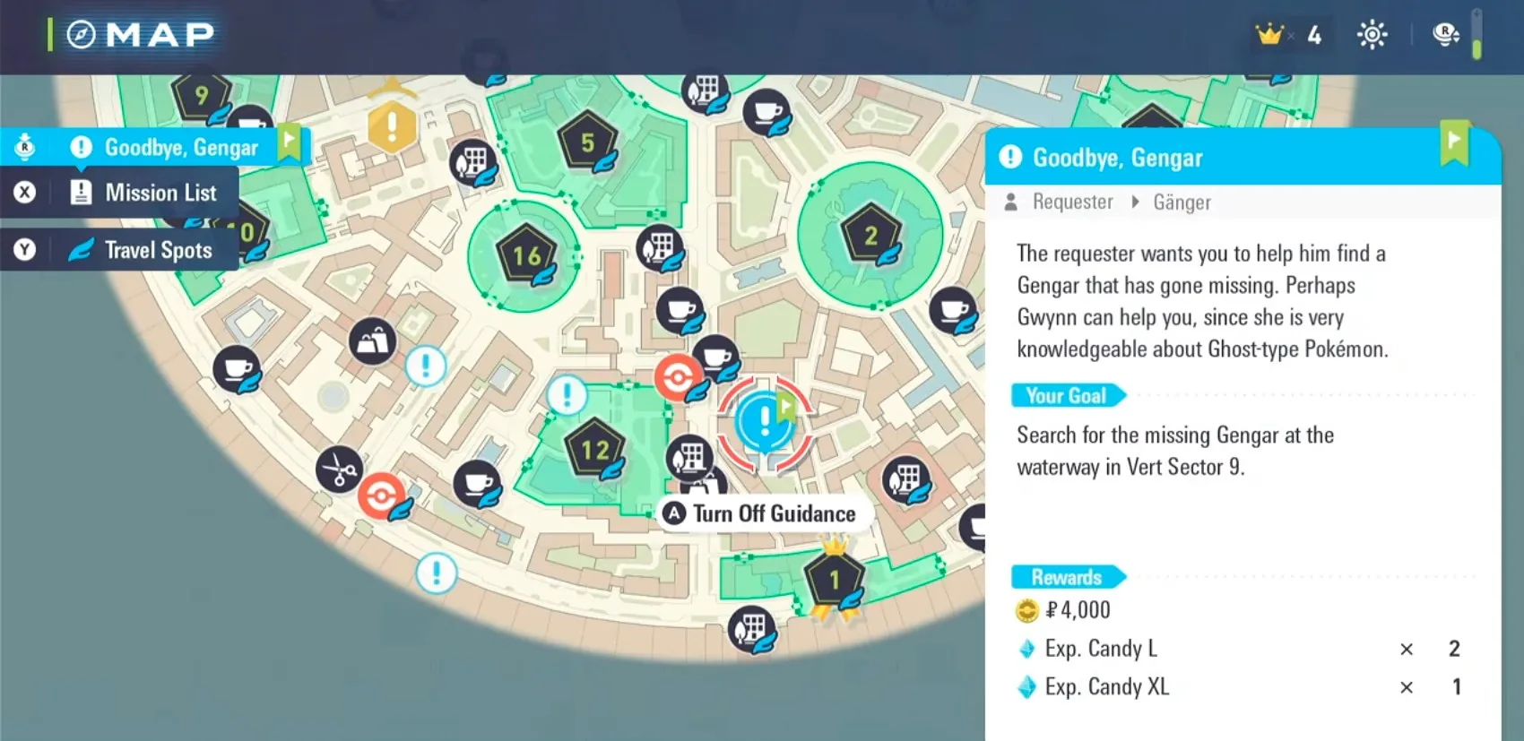 Pokemon Legends Z-A Vert Sector 9