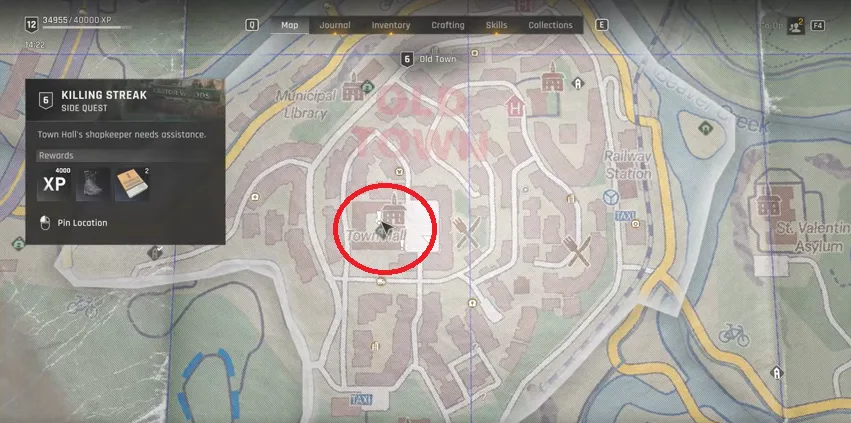 town hall location in Dying Light The Beast