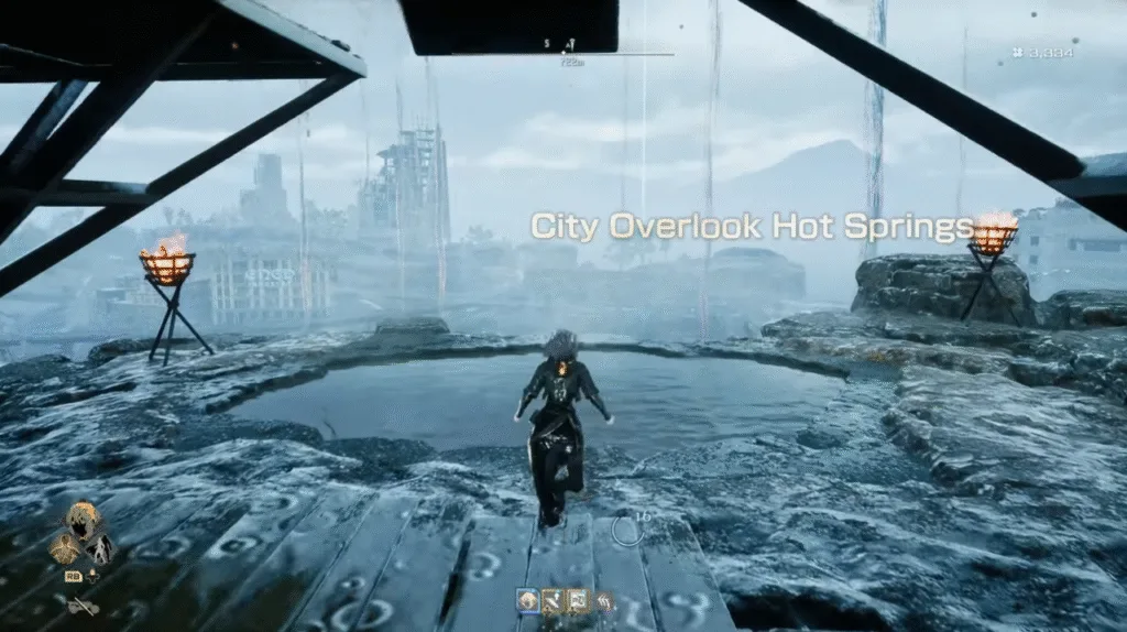 City Overlook Hot Spring location