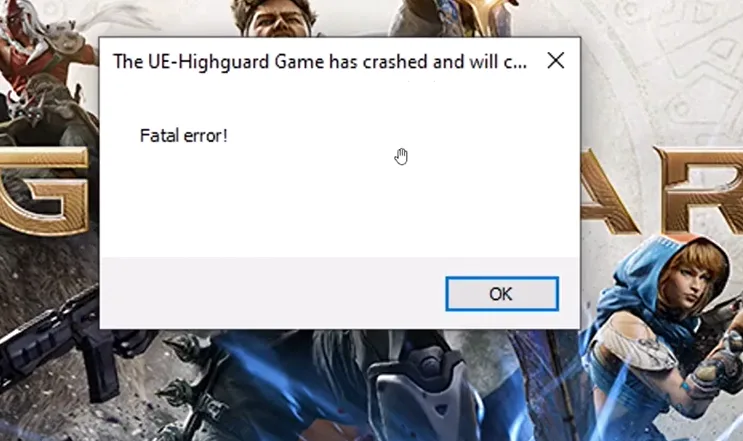 How to fix the UE Fatal Error crashes in Highguard on PC?