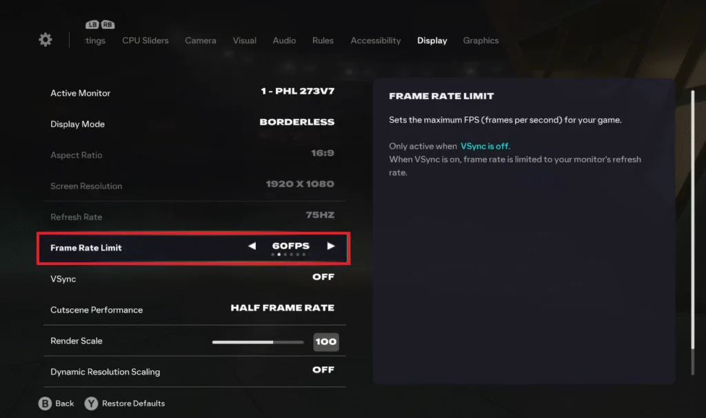 How to limit EA Sports FC 26's max framerate to fix crashes on PC?