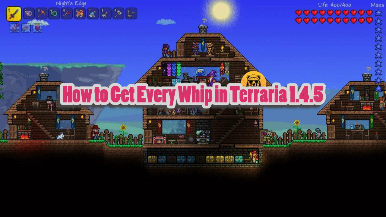 How to Get Every Whip in Terraria 1.4.5