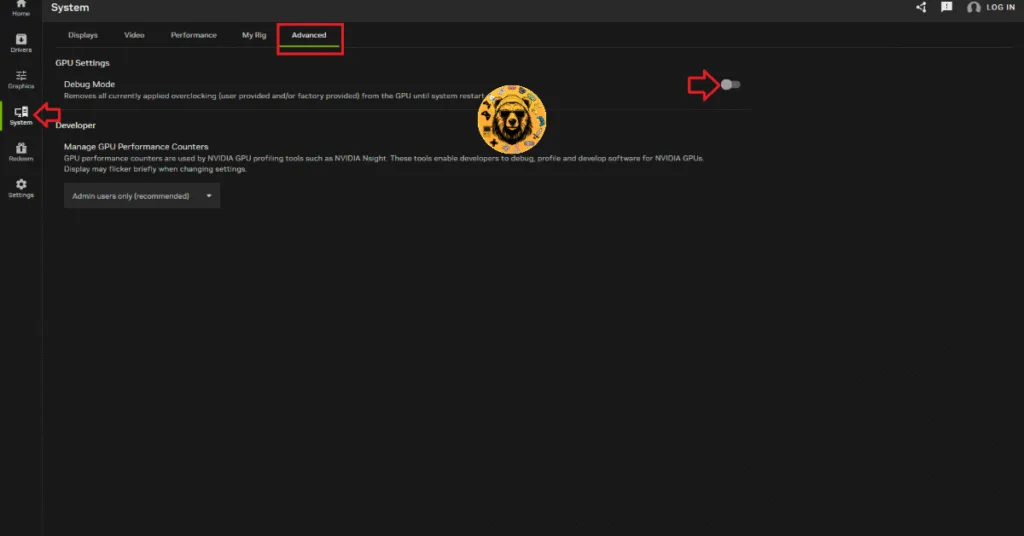 How to enable or disable Debug Mode through the NVIDIA App to fix Code Vein 2 Fatal Error on PC?