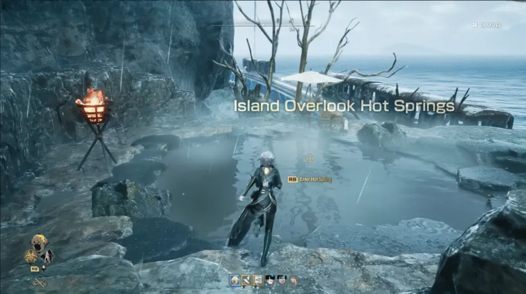 Island Overlook Hot Spring location