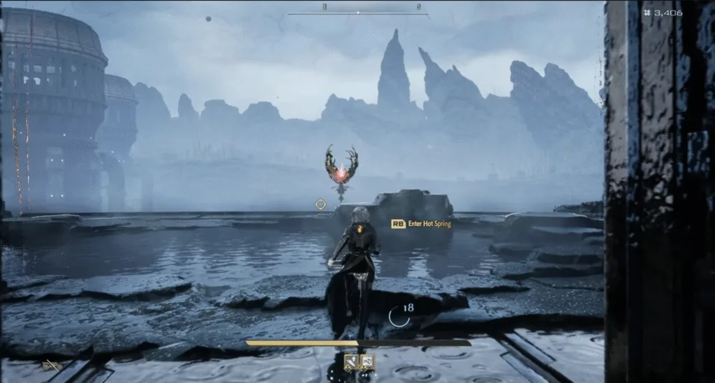 Valley Overlook Hot Spring location