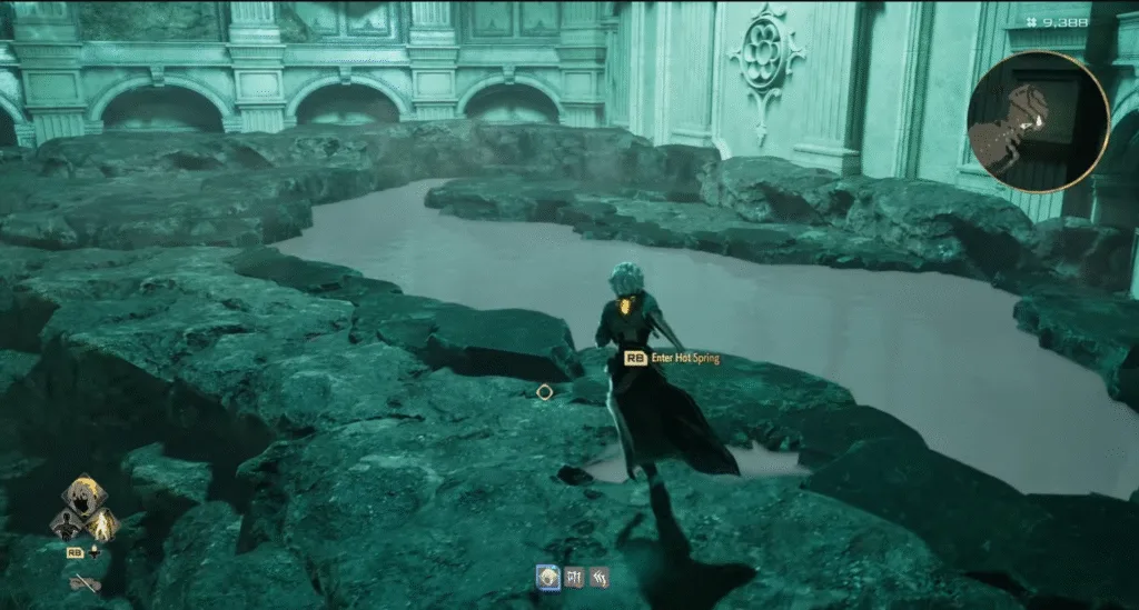 Cave Hot Spring location