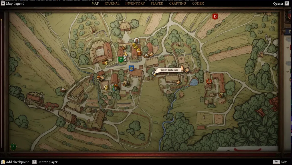 TAILOR location in Kingdom Come Deliverance 2