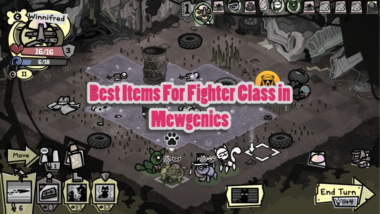 Best Items For Fighter Class in Mewgenics