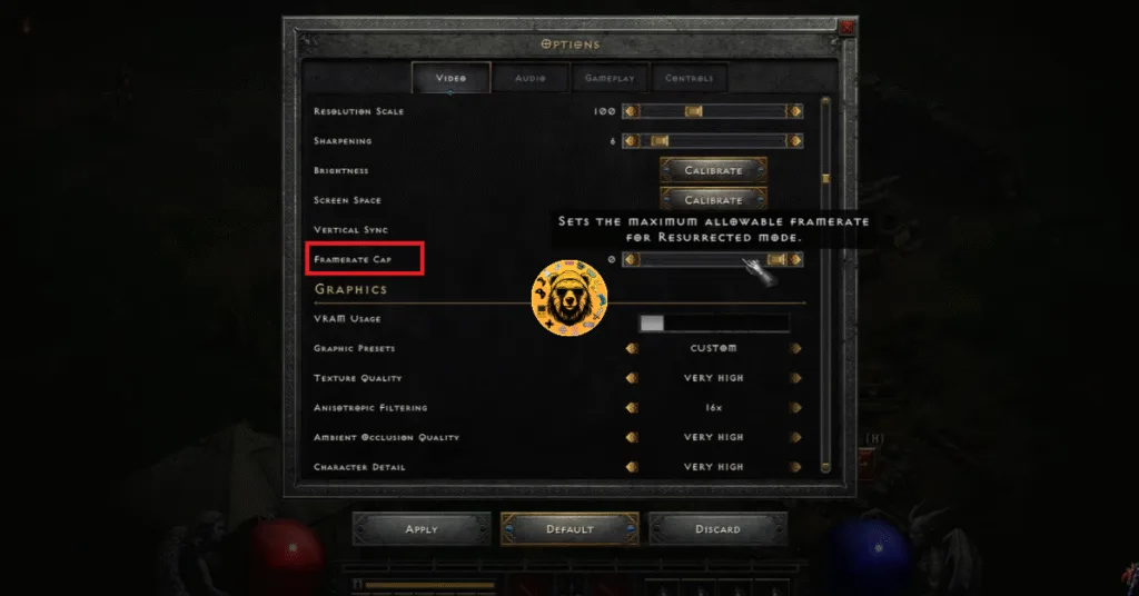 How to limit Diablo 2 Resurrected max FPS to fix crashes on PC?