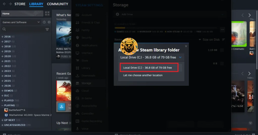 Move Mewgenics to C drive to fix the game stuck at loading.