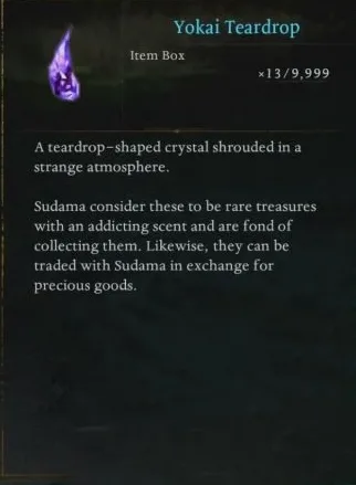 how to use Yokai Teardrops in Nioh 3