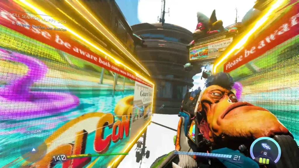 How to enter HumanCon and defeat Muppy Doo in High on Life 2?