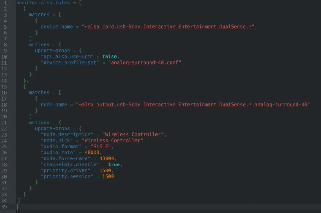 How to fix PlayStation 5 DualSense rumble not working in Carin on Linux?