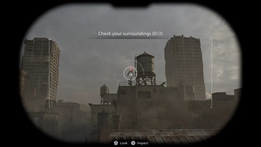 Resident Evil 9 Requiem - Check your surroundings in Raccoon City.