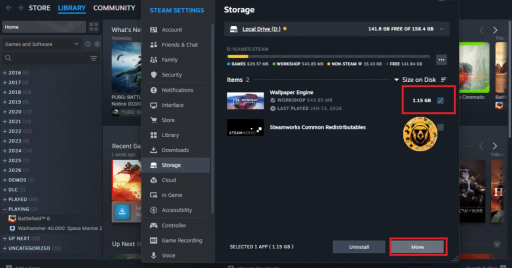 How to move Mewgenics to the C drive to fix the game not launching or stuck at loading issue on PC?