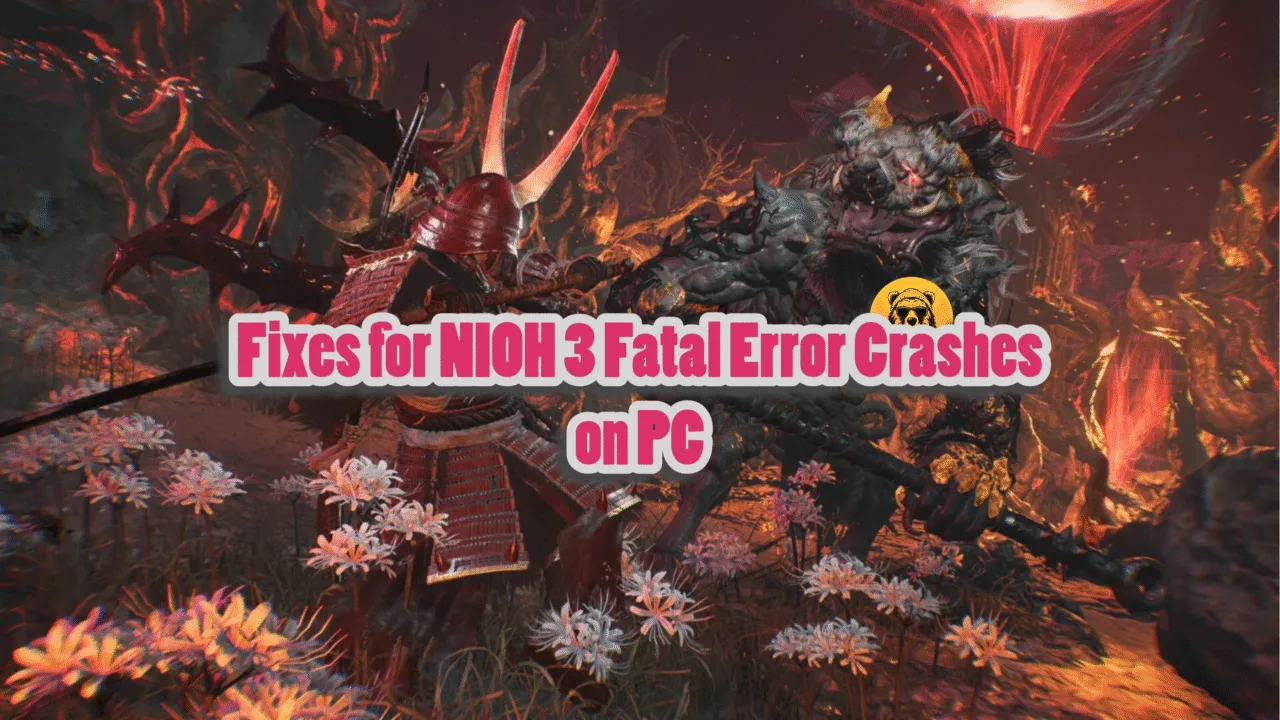 Working fixes for NIOH 3 DXGI Device Removed Fatal Error crashes on PC.