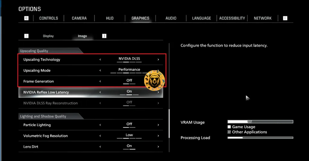 How to adjust DLSS super resolution and Frame Generation settings in Resident Evil Requiem to fix the Fatal D3D ACCESSDENIED 0x80070005 error?