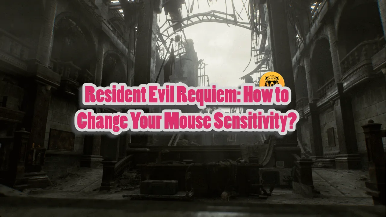 How to adjust camera sensitivity in Resident Evil 9 Requiem?