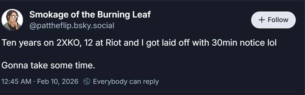 Riot Games 2XKO Layoffs