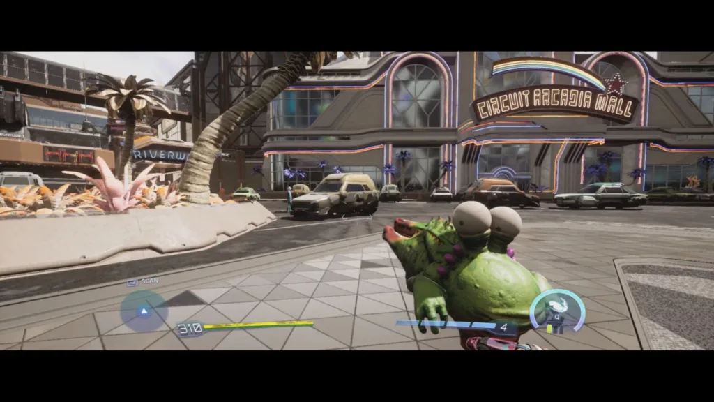 Red Button NPC location on High on Life 2.