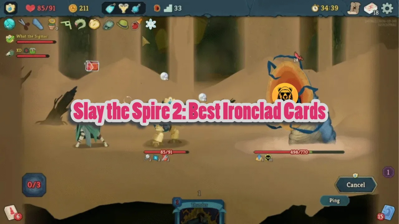 Best Cards for Ironclad in Slay the Spire 2