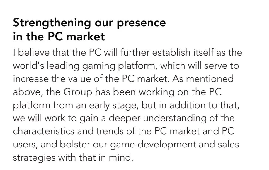 Capcom On PC Market