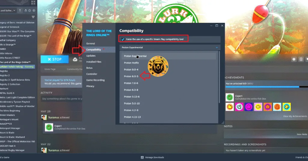 How to use older Proton branch to fix Death Stranding 2 not launching issue on Linux?