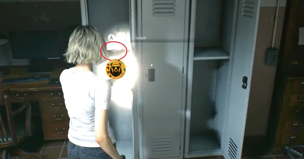 Lockpick in Custodian's Office in RE Requiem.