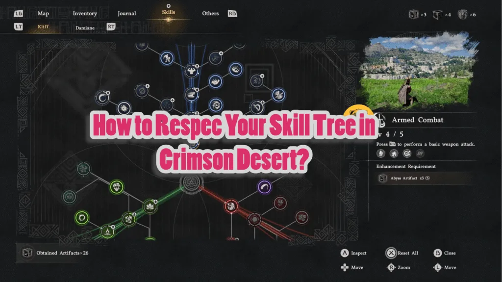 How to Reset Your Skill Tree?