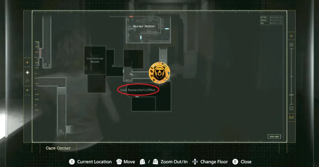 Lockpick in Lead Researcher's Office in RE Requiem.